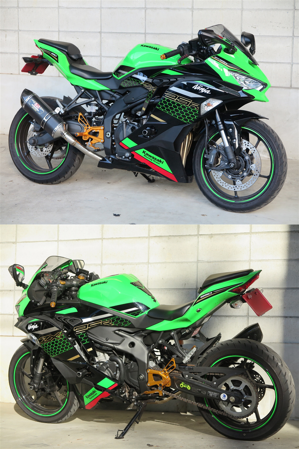 3UPJ=93770411]カワサキ・ニンジャ ZX-6R(ZX636G)純正 フロント